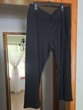 Black Women's Stretch Flare Pants